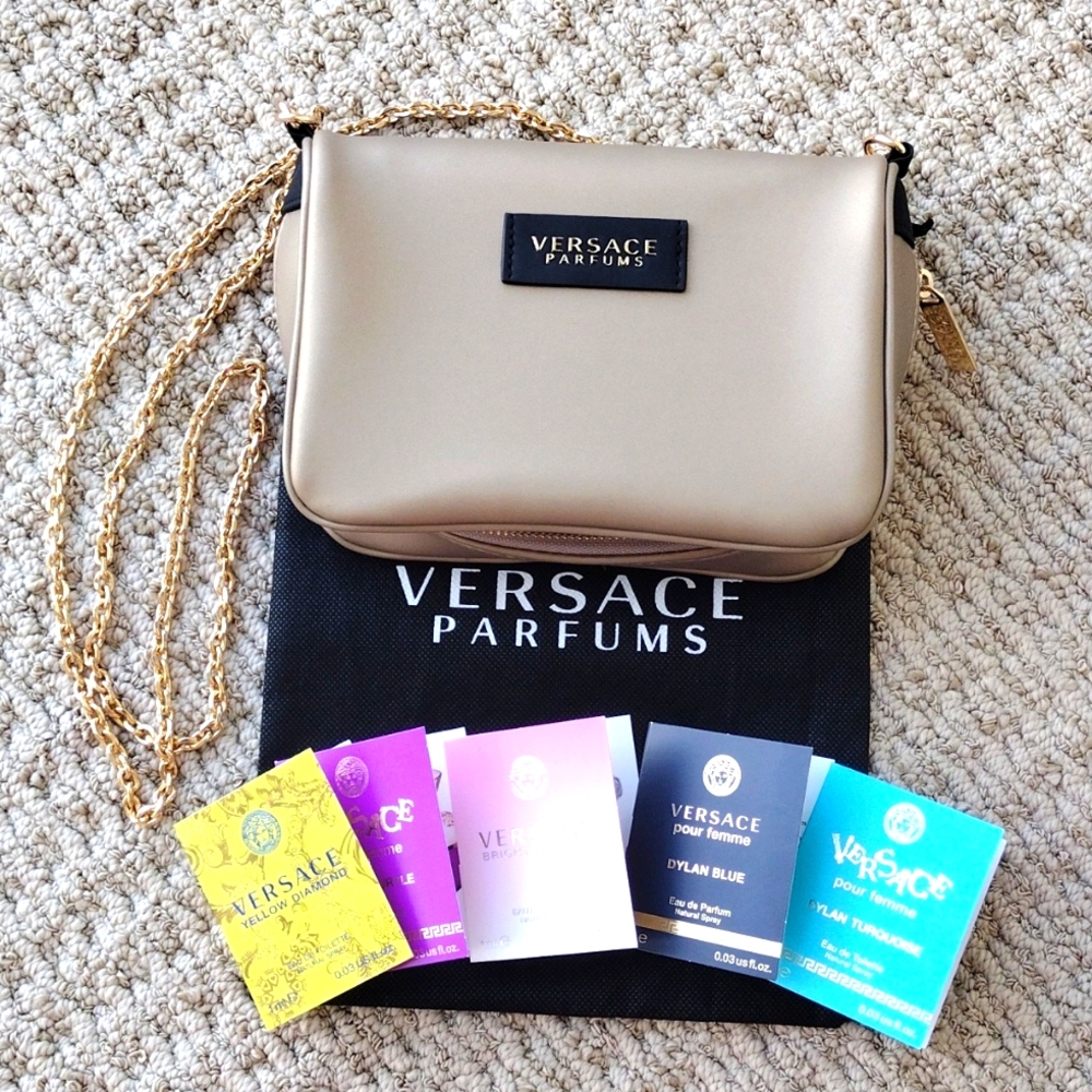 Versace Parfums Bag And Samples